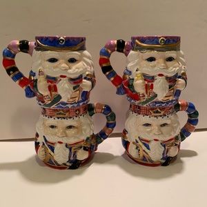 NWT LOT OF 4 NUTCRACKER HOLIDAY MUGS.